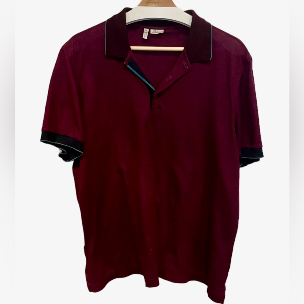 Authentic Brioni Men's Short Sleeve Polo Shirt  - Made in Italy